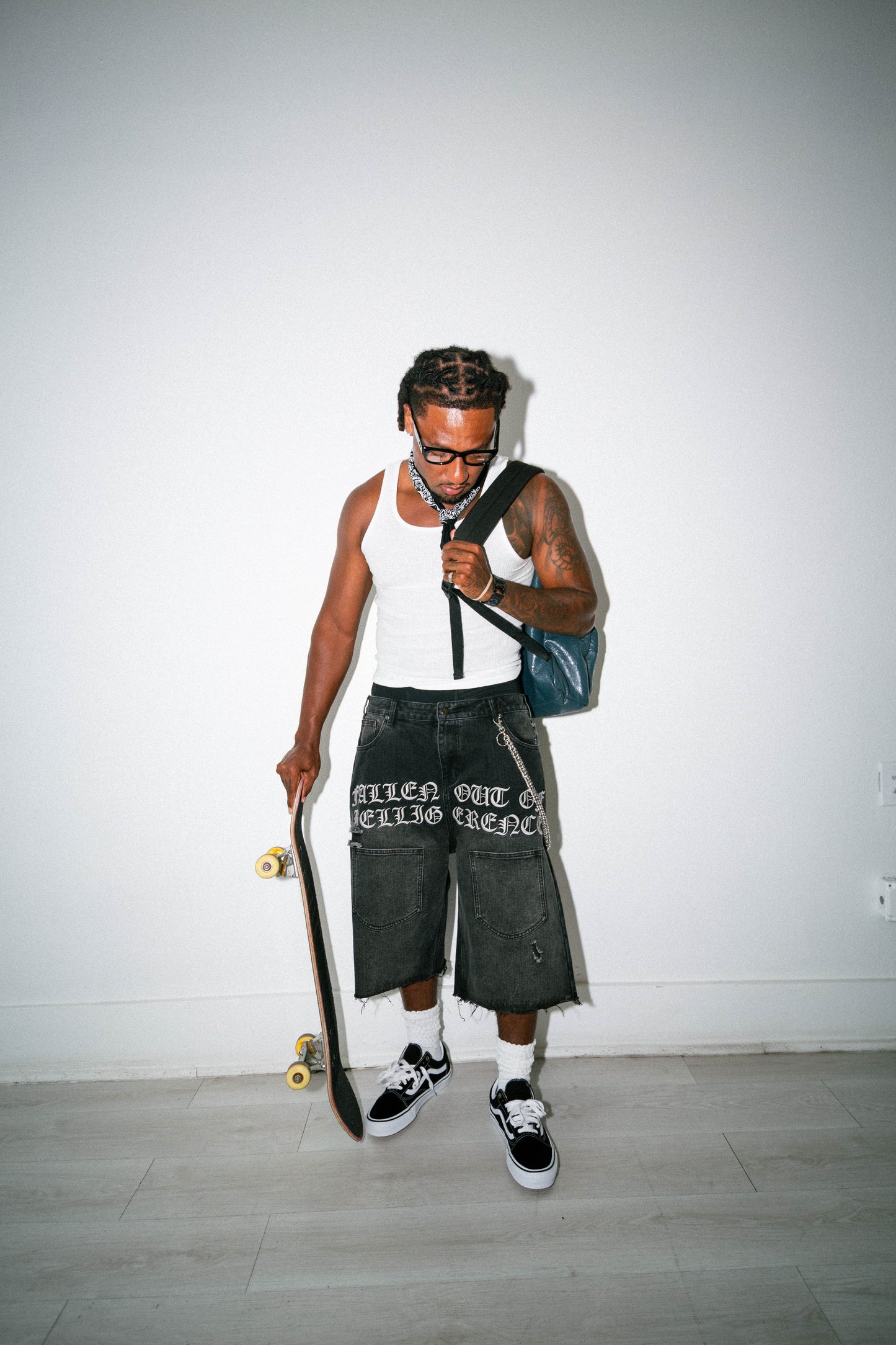 MULTI-POCKET JORTS (BLK)