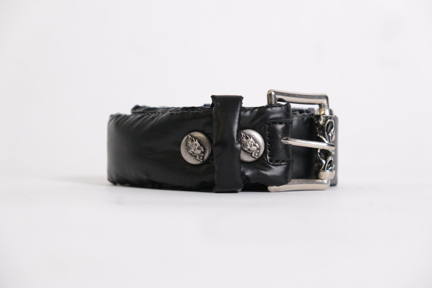 PUFFER BELT BLACK