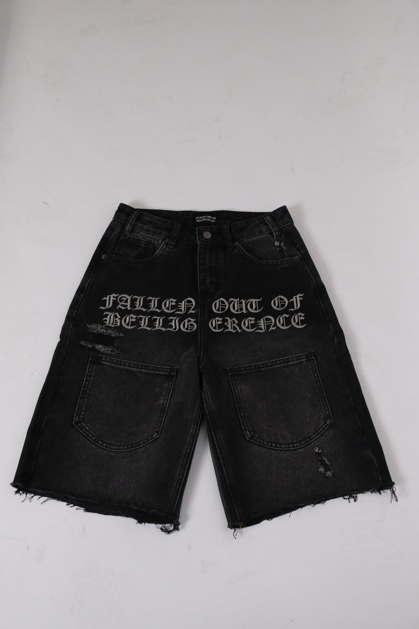 MULTI-POCKET JORTS (BLK)