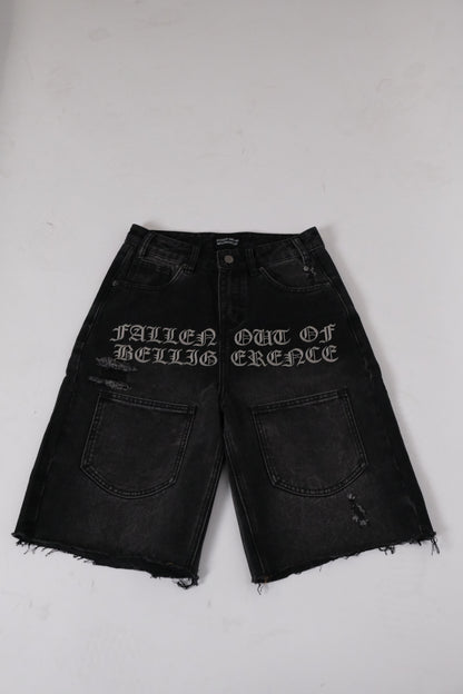 MULTI-POCKET JORTS (BLK)