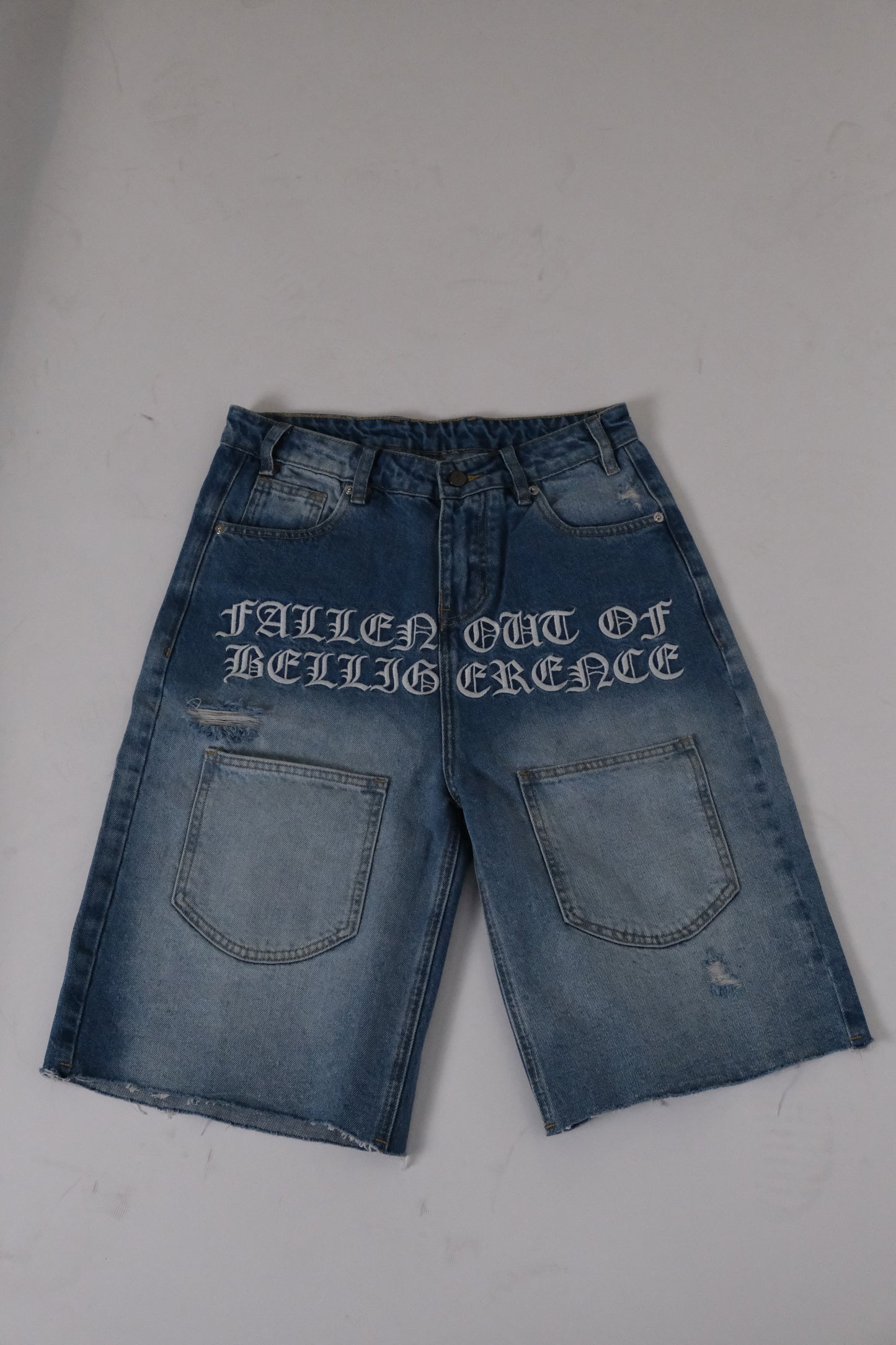 MULTI-POCKET JORTS (BLUE)