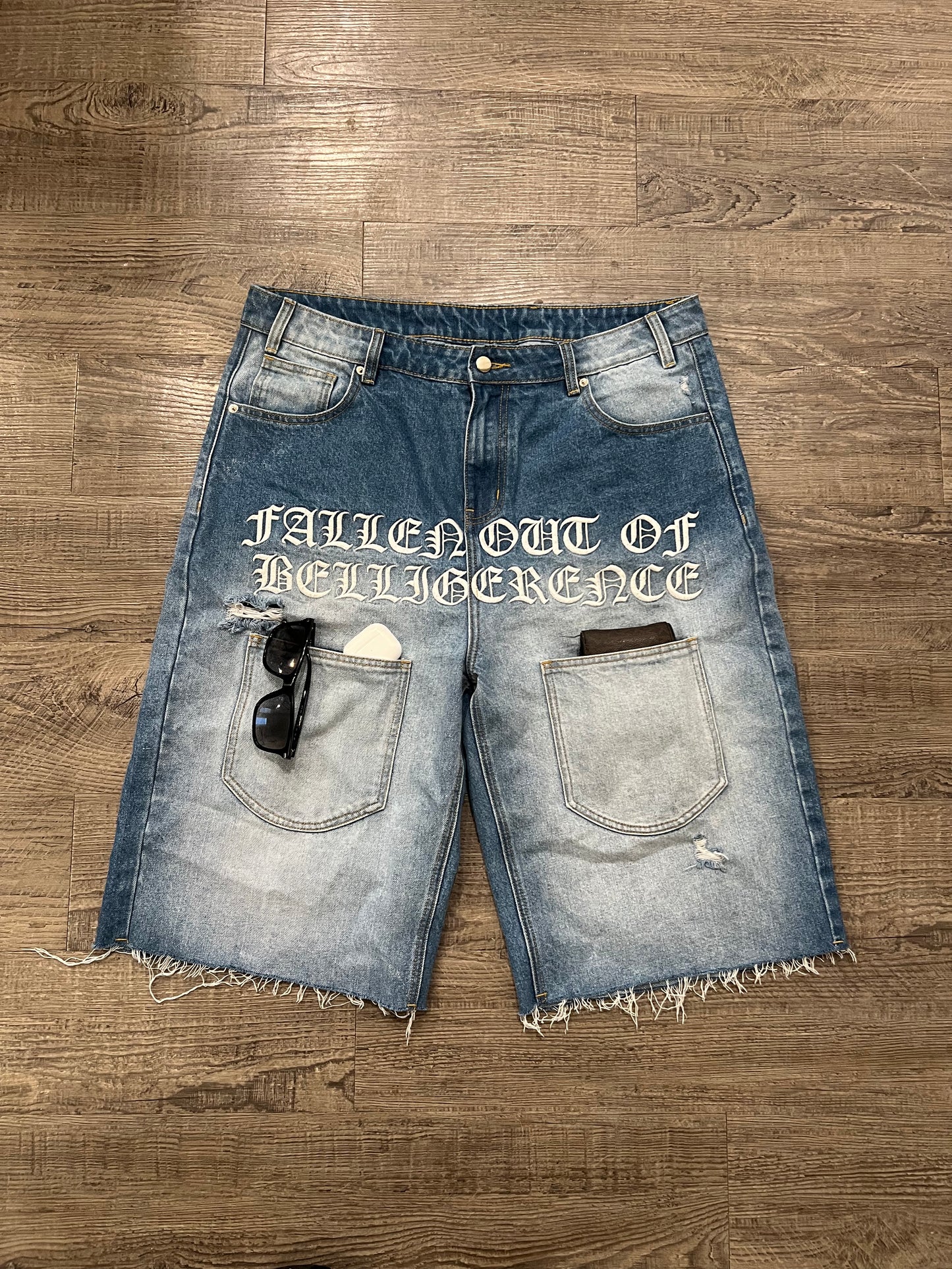 FOB MULTI-POCKET DENIM JORTS