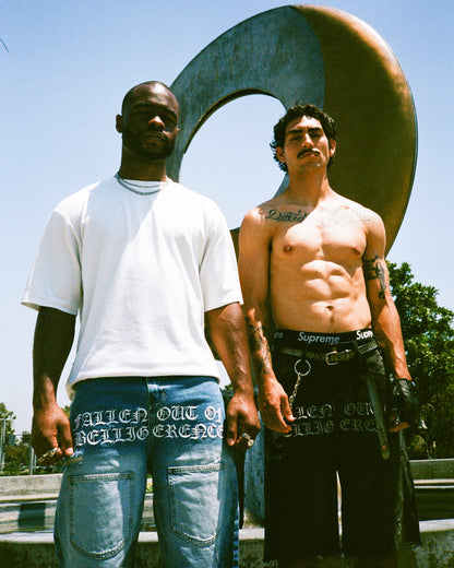 MULTI-POCKET JORTS (BLUE)