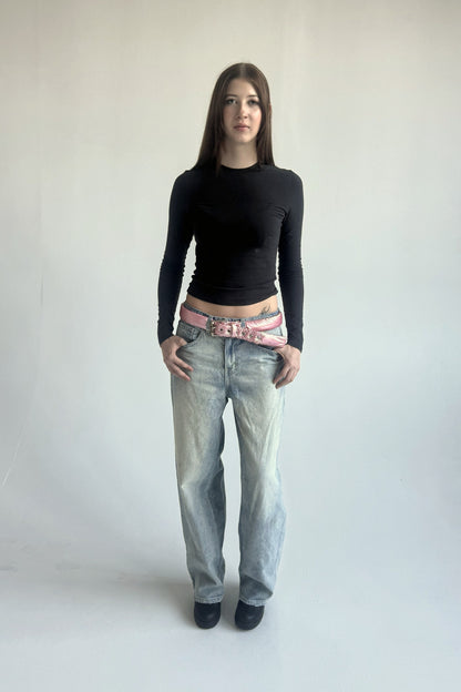 PUFFER BELT PINK